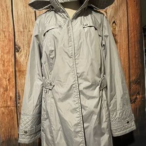 Liz Claiborne New York 3X long Rain Jacket